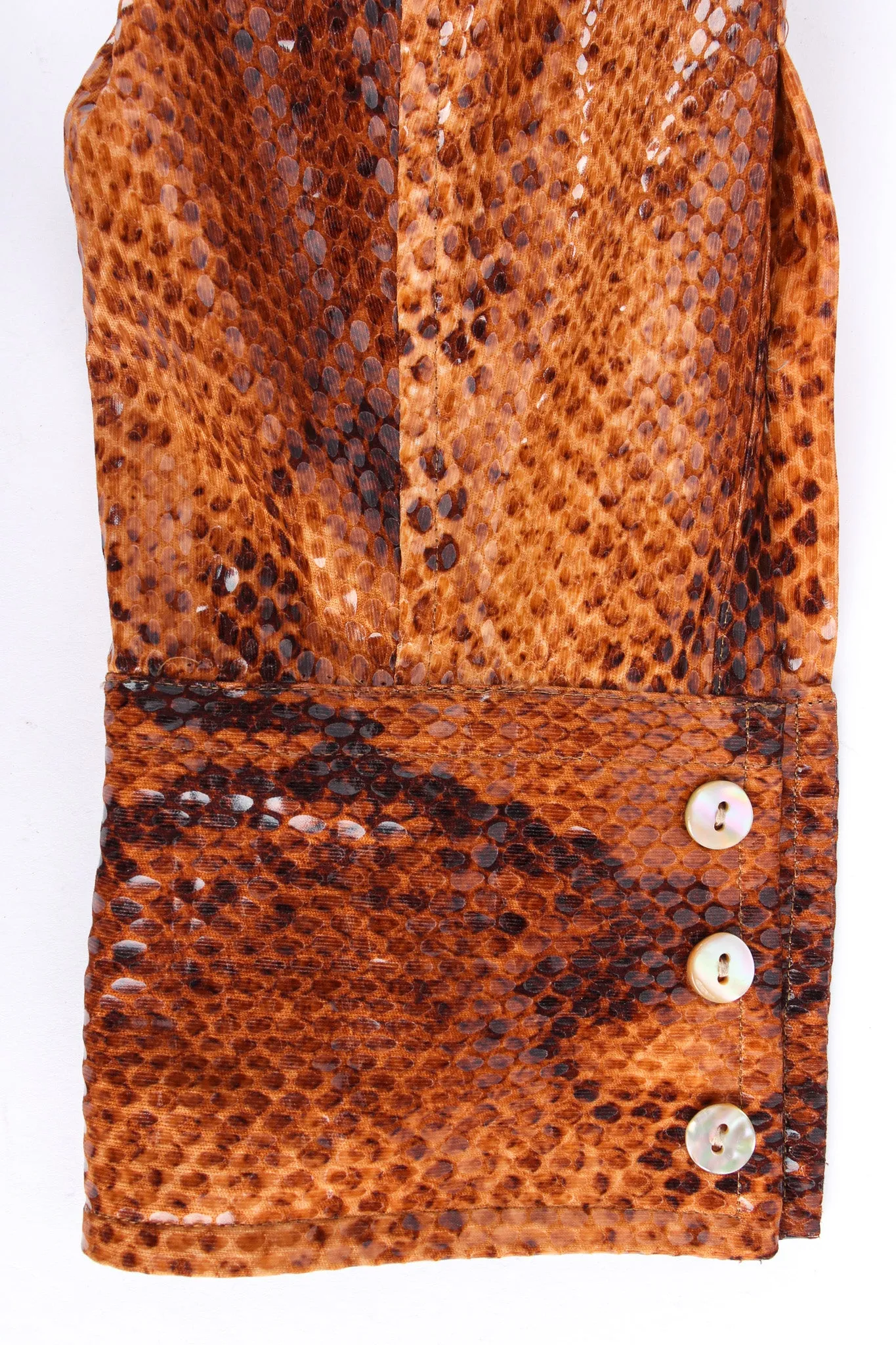 Python Snake Print Blouse