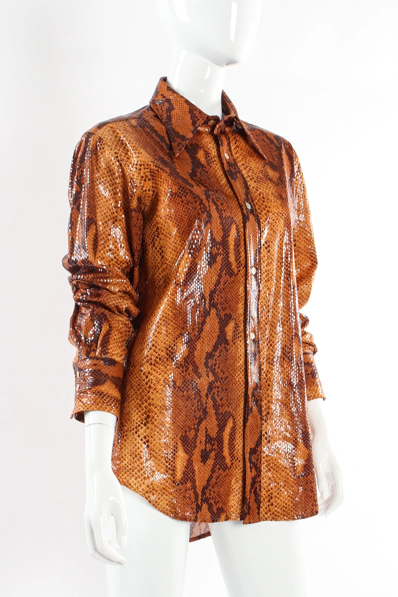 Python Snake Print Blouse