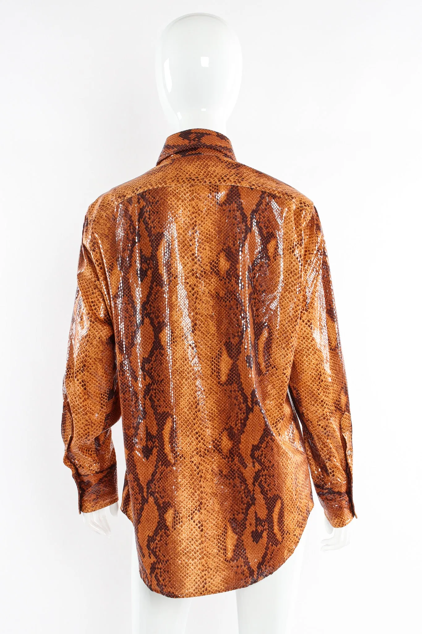 Python Snake Print Blouse