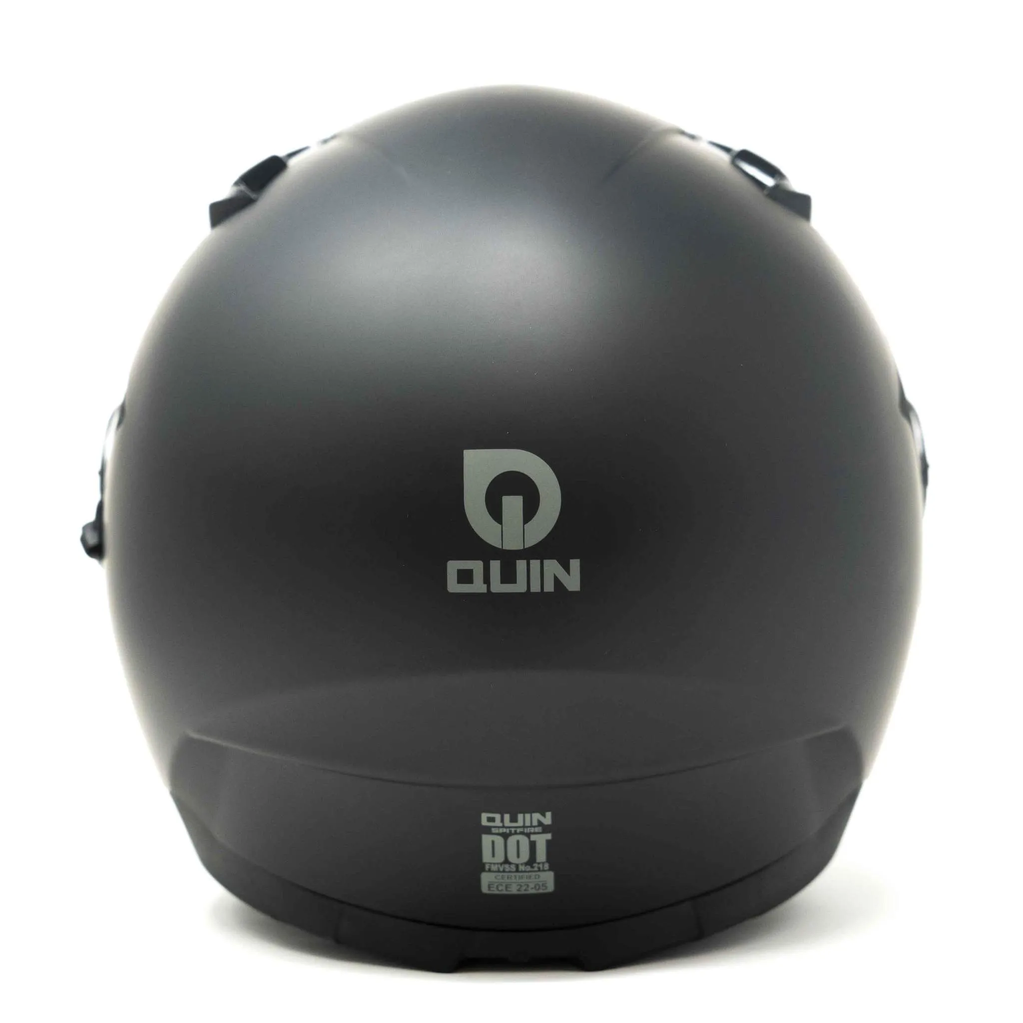 Quin Spitfire Vanta Helmet ~ QUSPTV004; Matte Black, Size Large (VT4L)