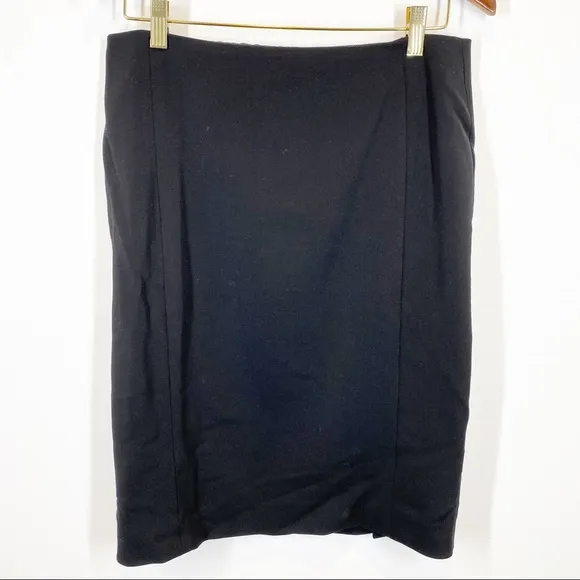 Ralph Lauren Black Label Wool Pencil Skirt