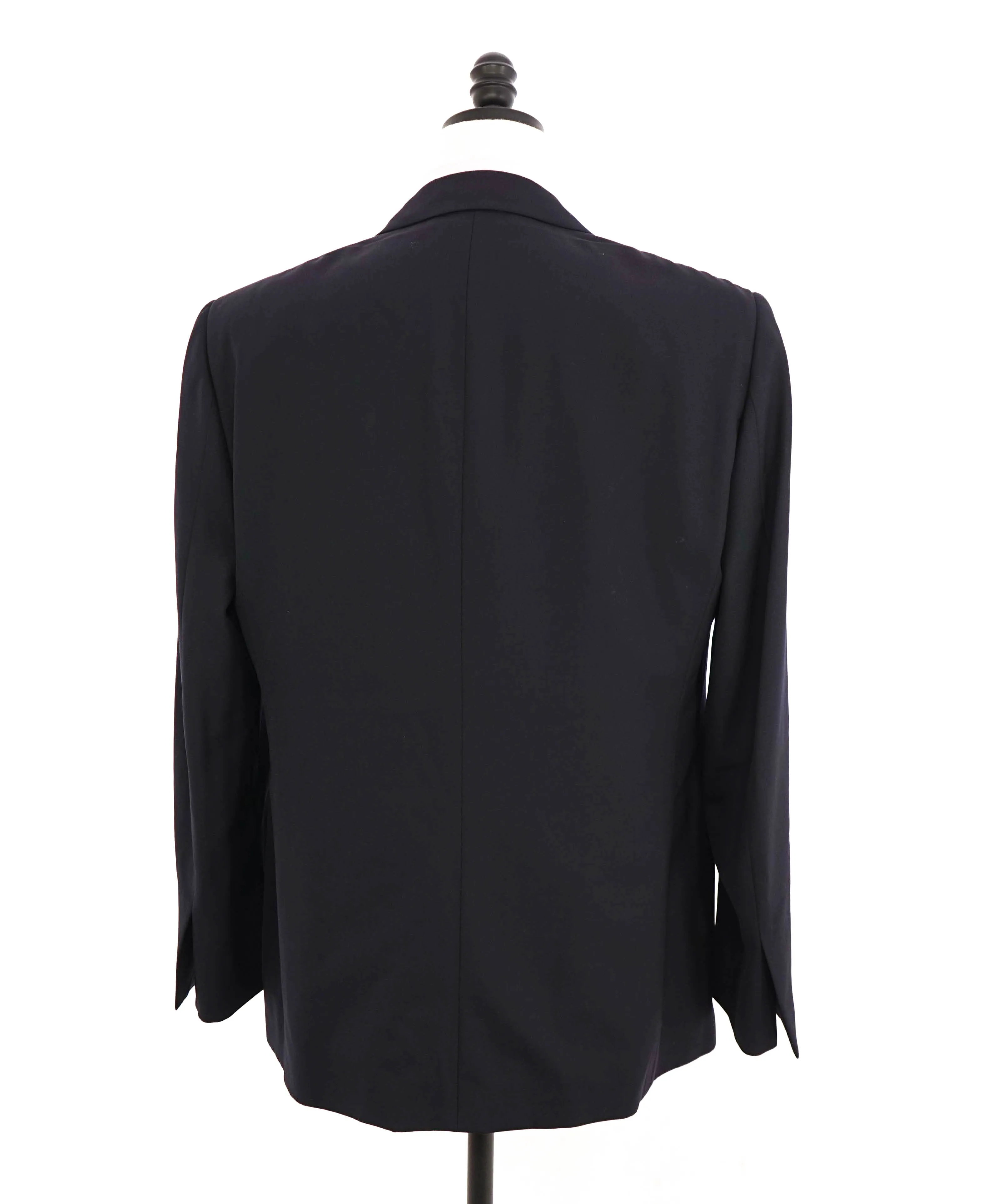 RALPH LAUREN PURPLE LABEL -  Navy Wool Tuxedo 1-Button Peak Dinner Jacket - 44L