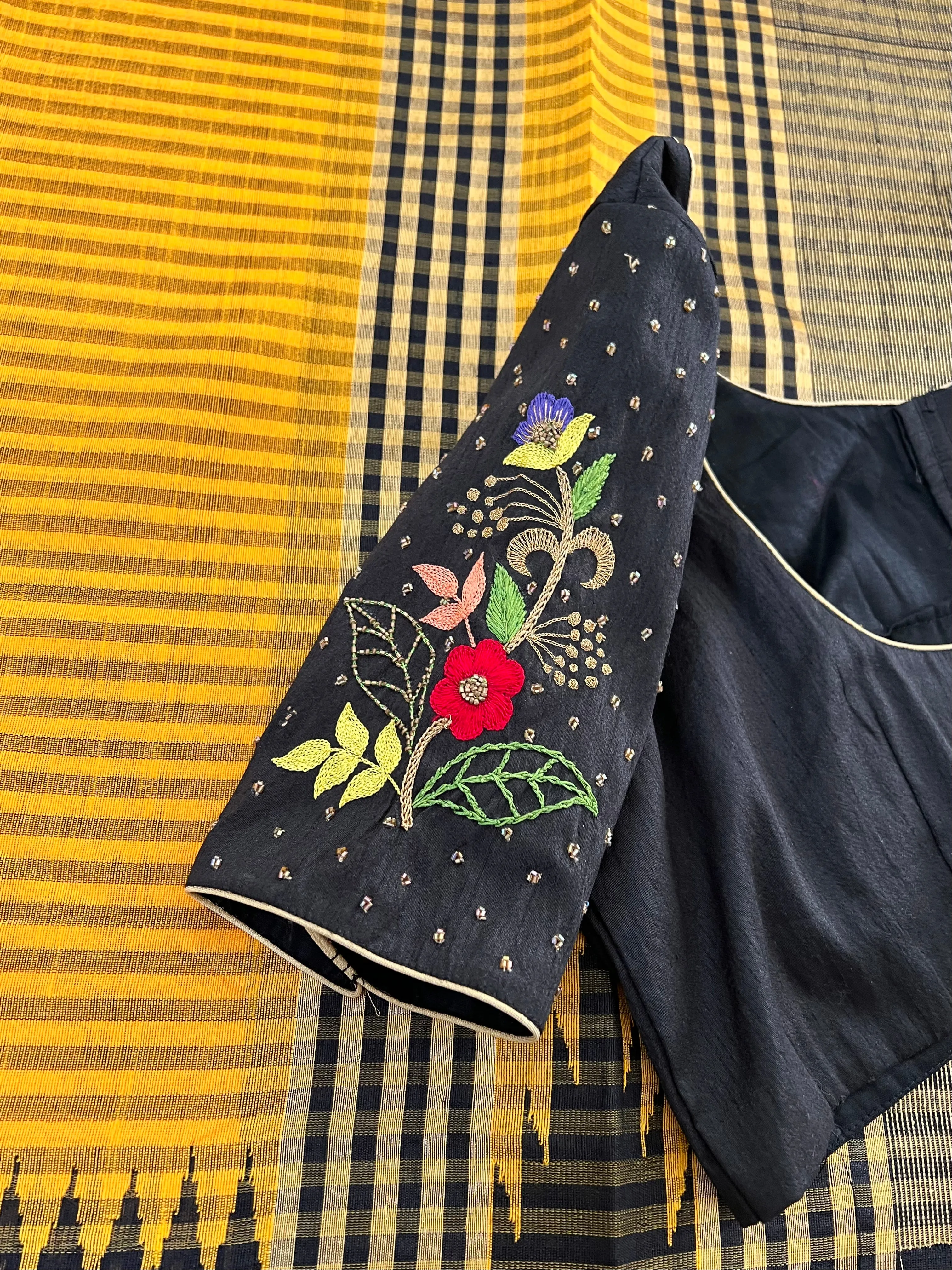 Raw silk saree