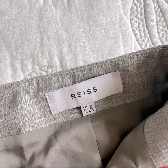REISS - Aleggra Pencil Skirt - Gray