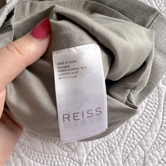 REISS - Aleggra Pencil Skirt - Gray