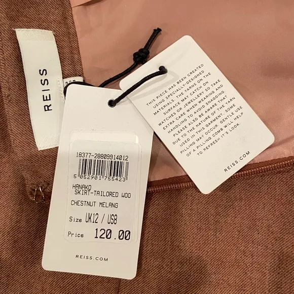 Reiss pencil skirt. NWT. Sz USA 8.