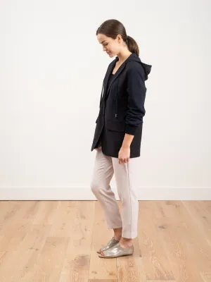 reversible hoodie blazer