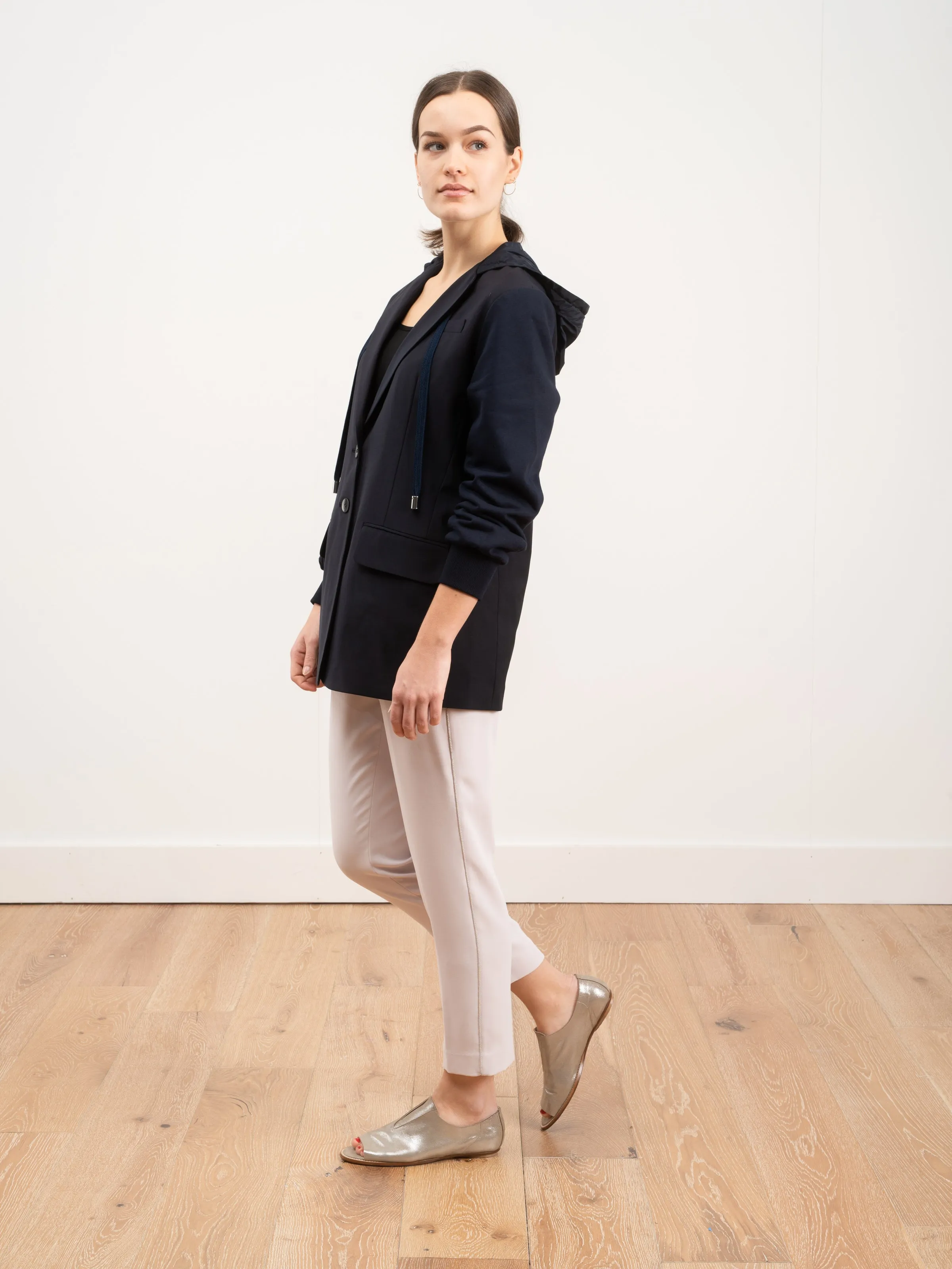 reversible hoodie blazer