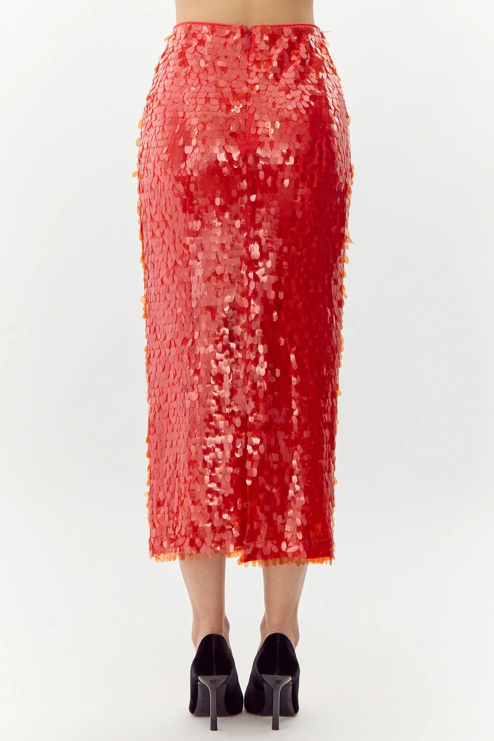 Rianna Paillette Pencil Skirt