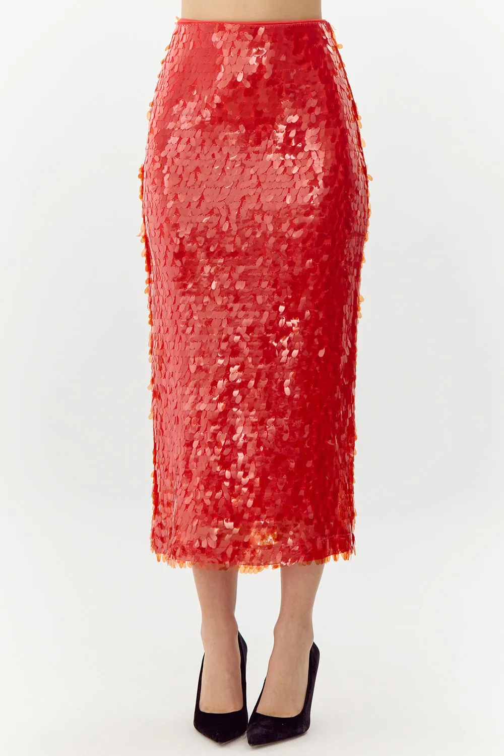 Rianna Paillette Pencil Skirt