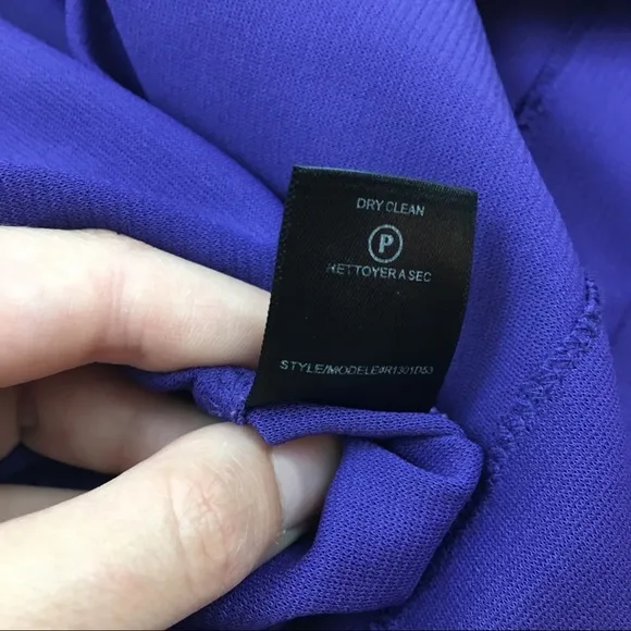 Robert Rodriguez Purple Strapless Tube Dress