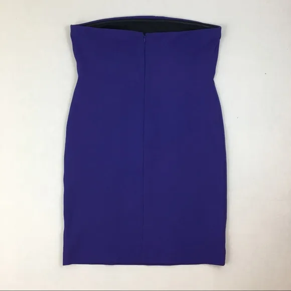 Robert Rodriguez Purple Strapless Tube Dress