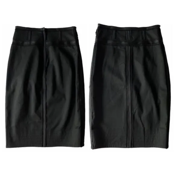 Robert Rodriguez ribbon trimmed pencil skirt Black color Size 10