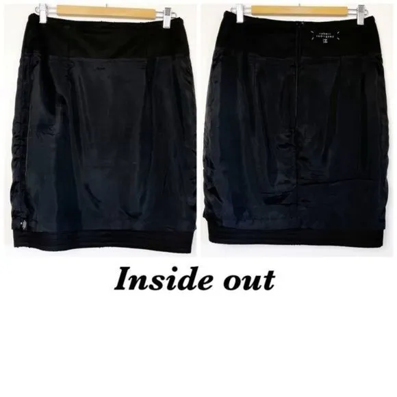 Robert Rodriguez ribbon trimmed pencil skirt Black color Size 10