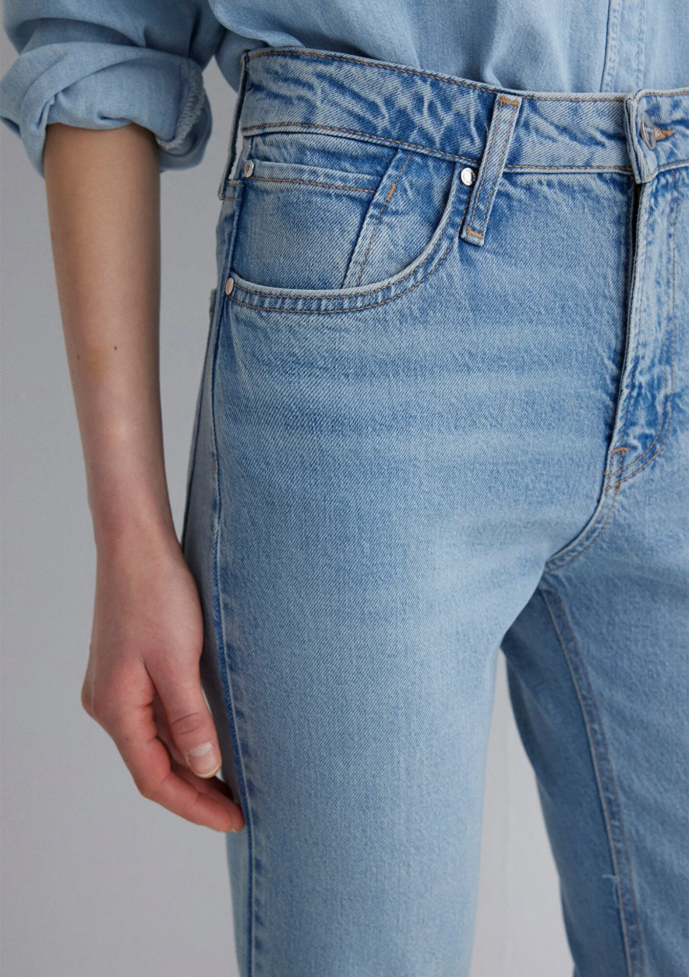 Rockstar Shaded Blue Icon Denim Jean Pants
