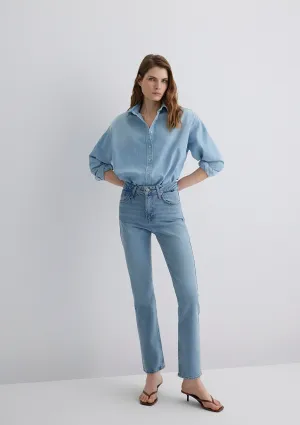 Rockstar Shaded Blue Icon Denim Jean Pants