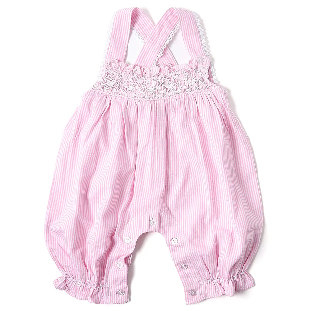 Romper Pink Smocked