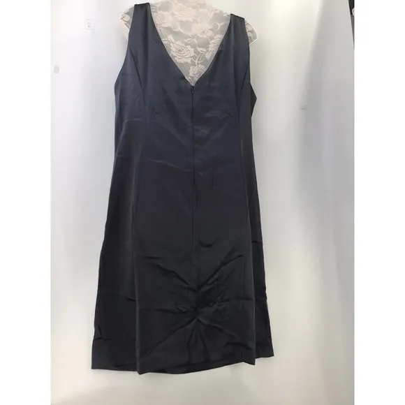 RSVP Baxter Surplice Sleeveless Sheath Dress Woman’s Size XL Gray Made In U.S.A