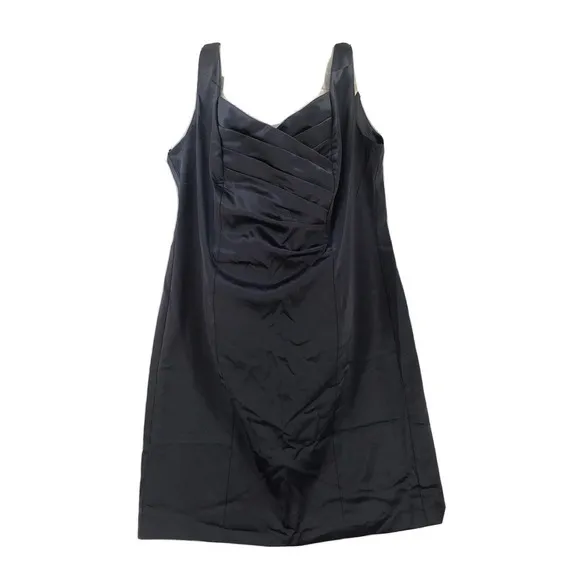 RSVP Baxter Surplice Sleeveless Sheath Dress Woman’s Size XL Gray Made In U.S.A