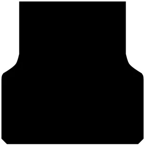 Rubber Ute Tub Mat to fit Isuzu D-Max Dual Cab Sep 2020 to Current - Fitted with Factory plastic Tub Liner