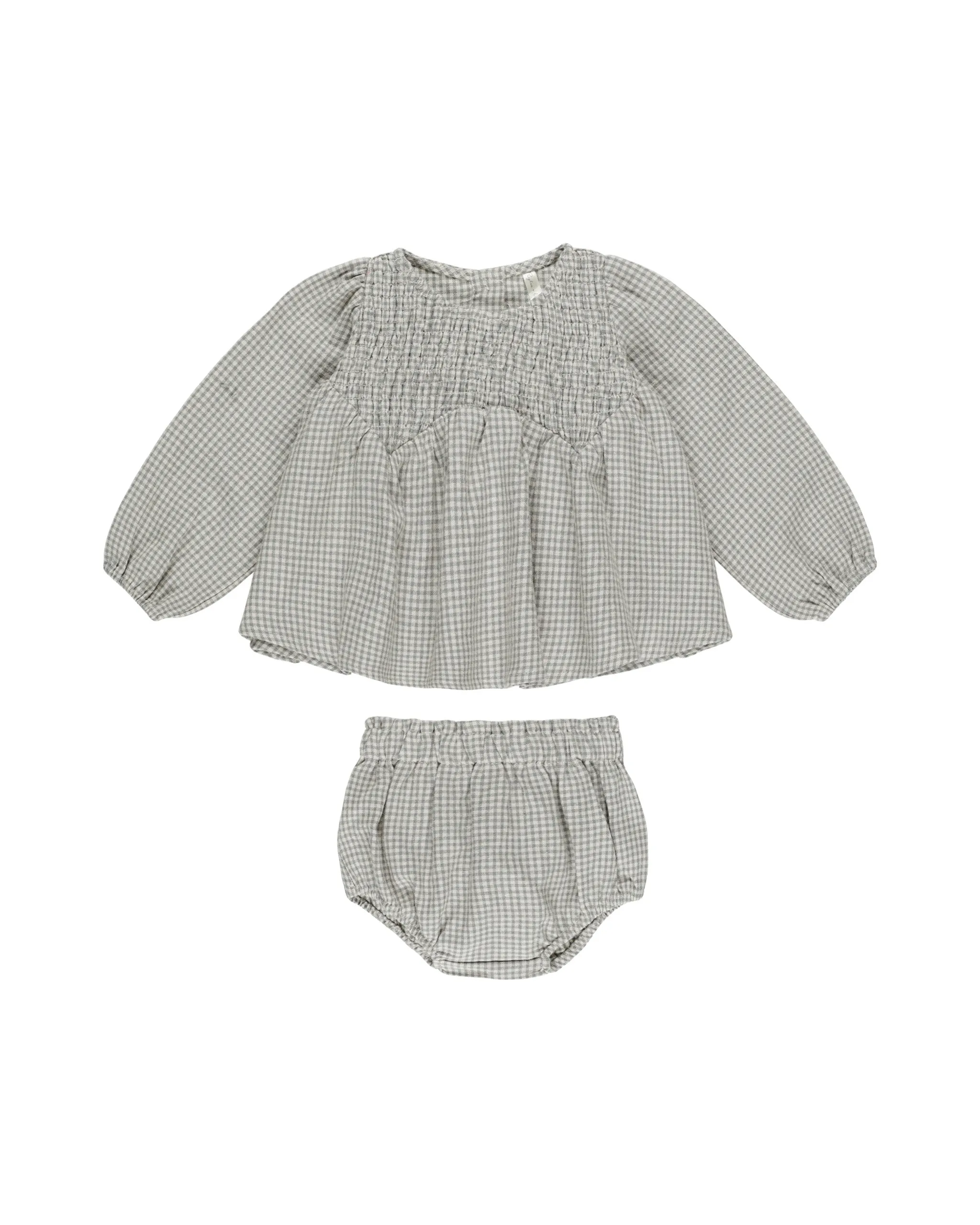 RYLEE   CRU Sophia Top   Bloomer Set || Forest Gingham