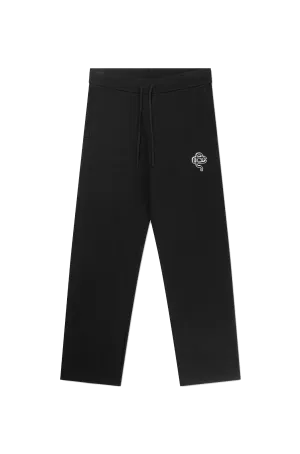 SALVADOR KNITTED PANTS | BLACK/WHITE