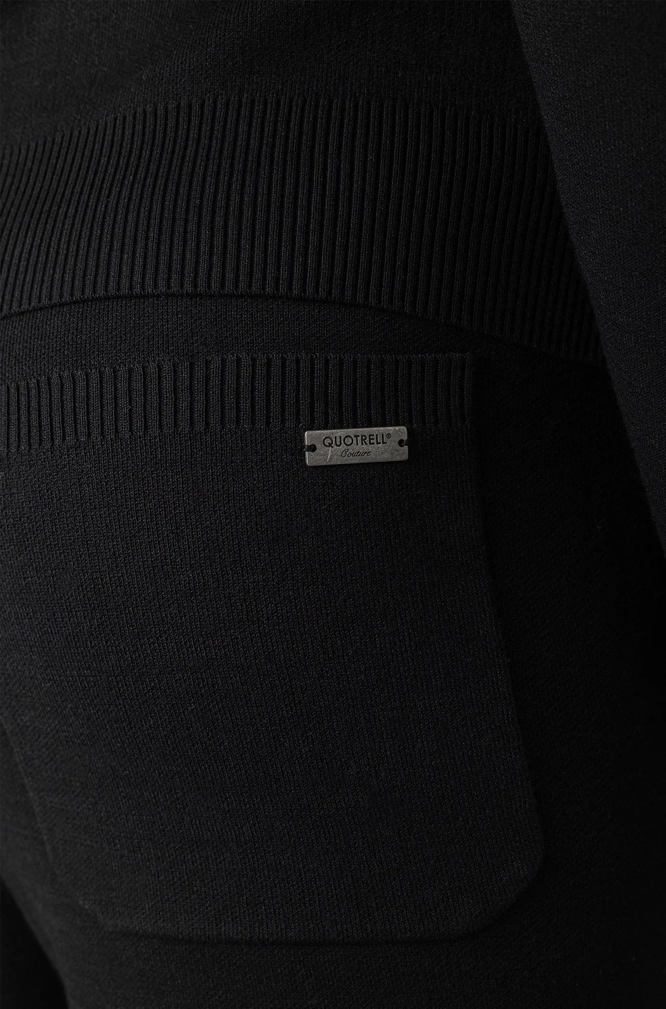 SALVADOR KNITTED PANTS | BLACK/WHITE