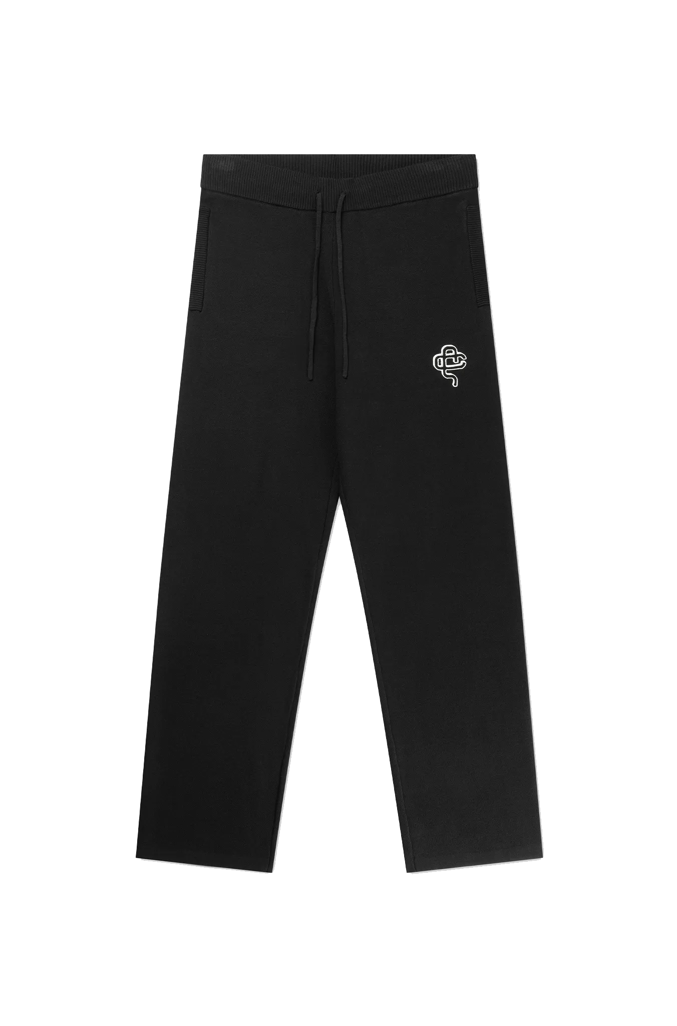 SALVADOR KNITTED PANTS | BLACK/WHITE