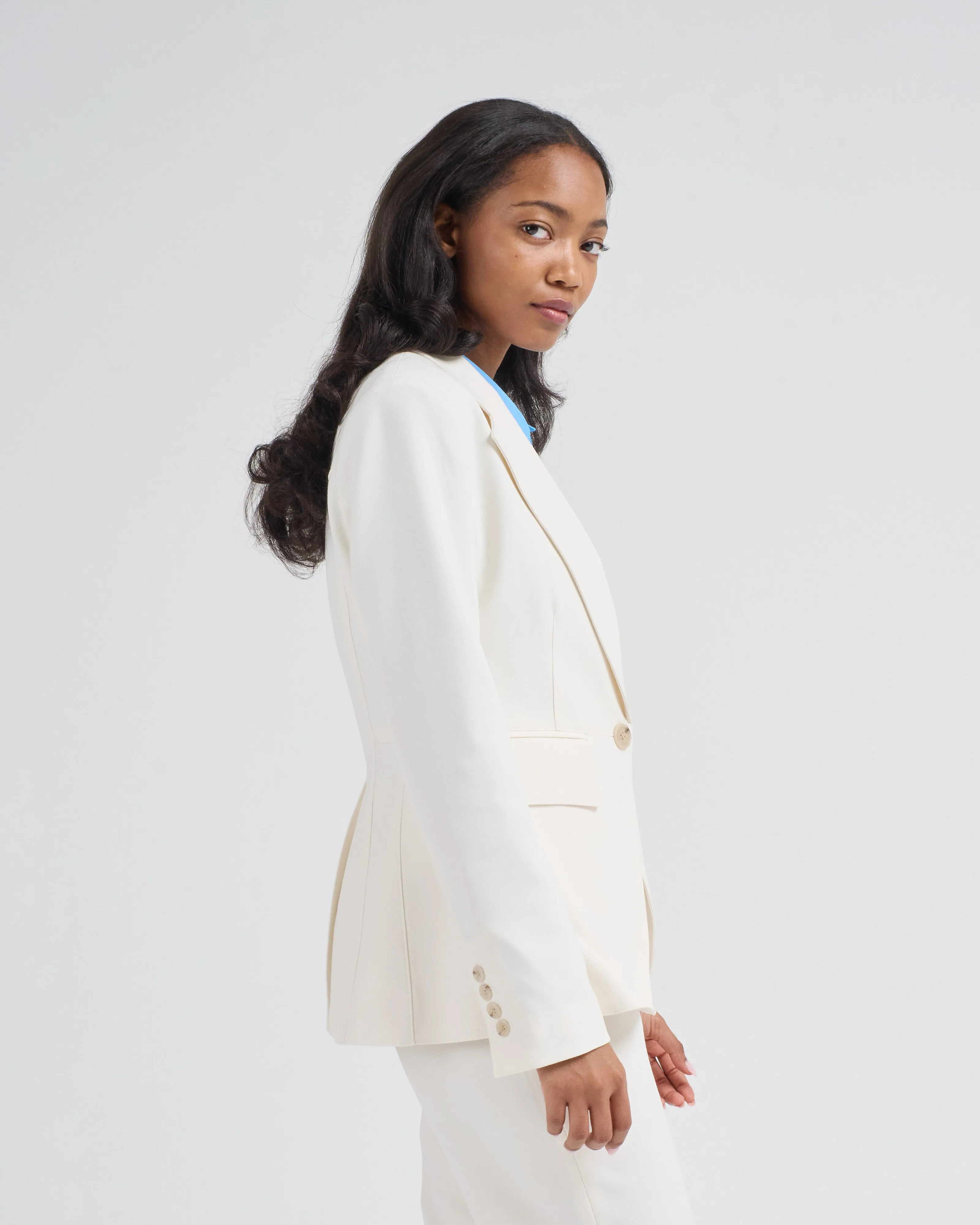 seamed blazer