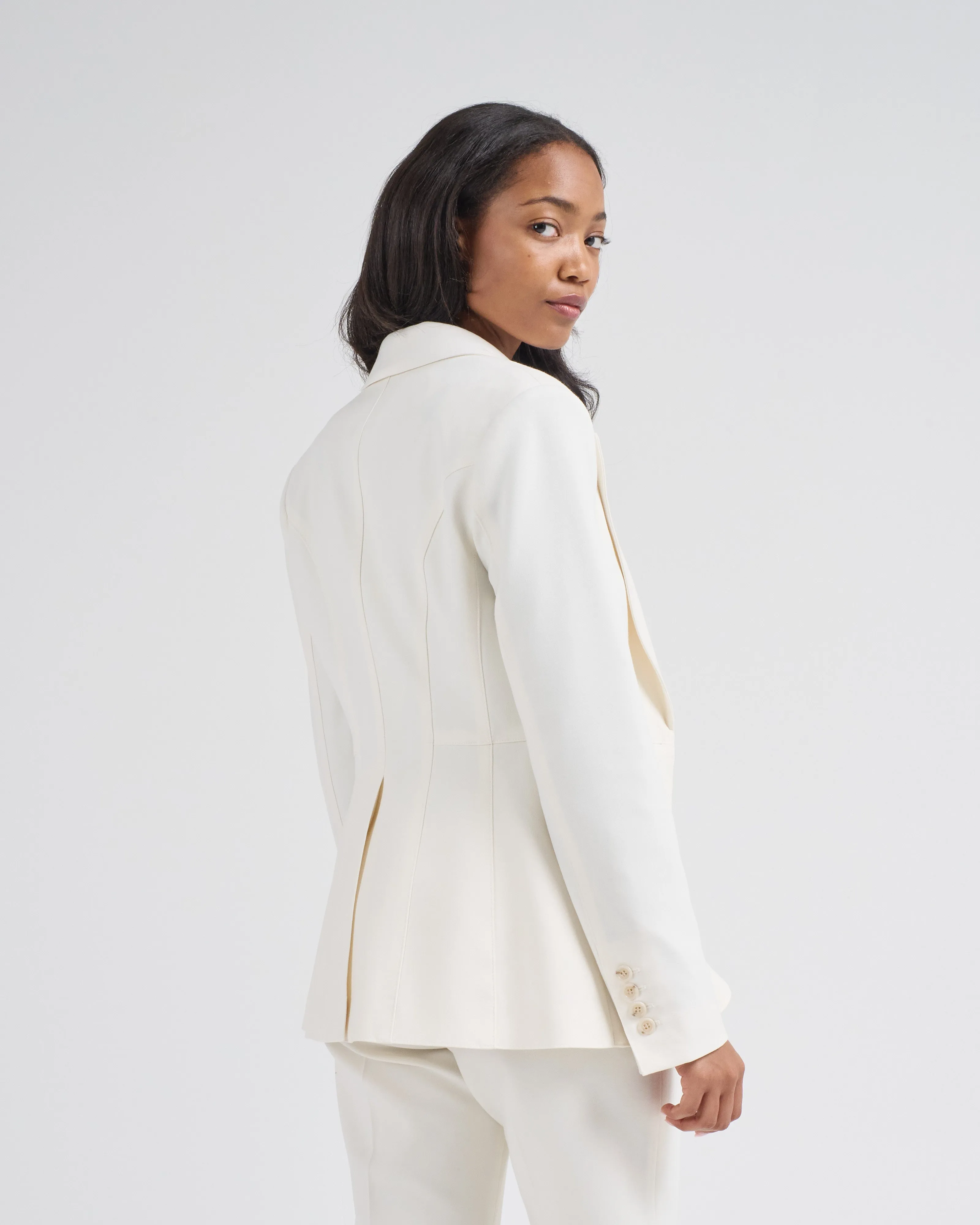 seamed blazer