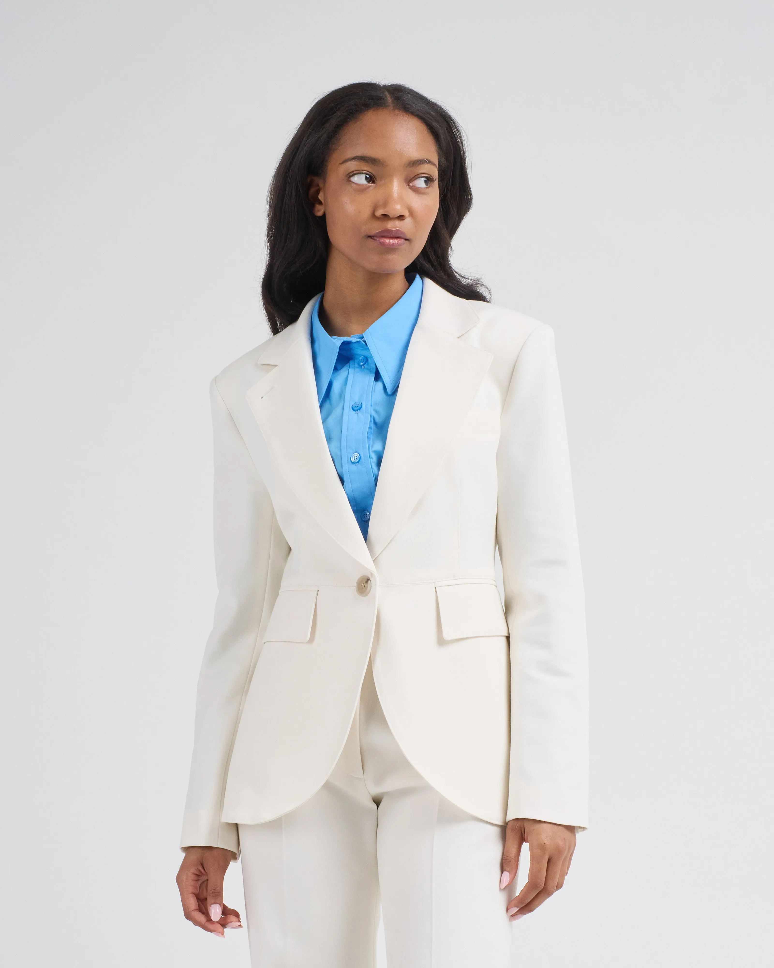 seamed blazer