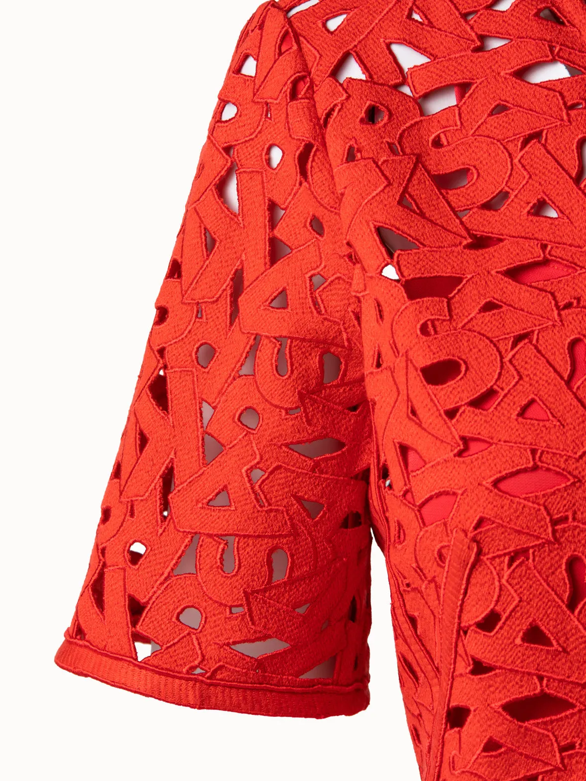 Second Glance Embroidery Sheath Dress