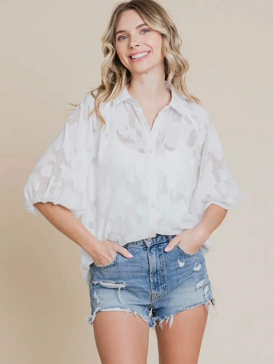 Sheer & Simple Top: White
