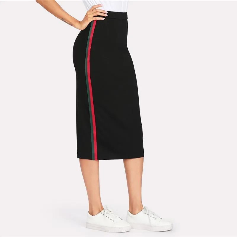 Side Striped Skirt