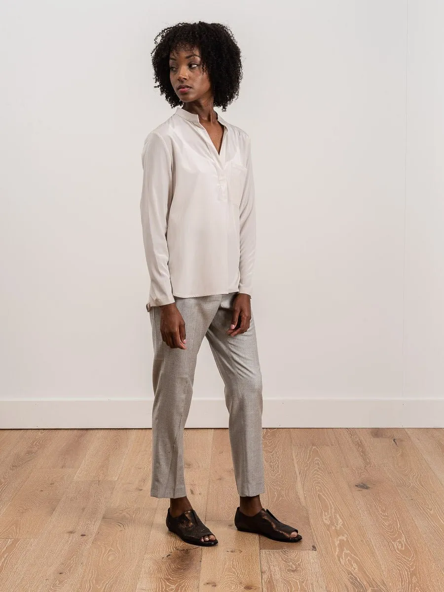silk blouse