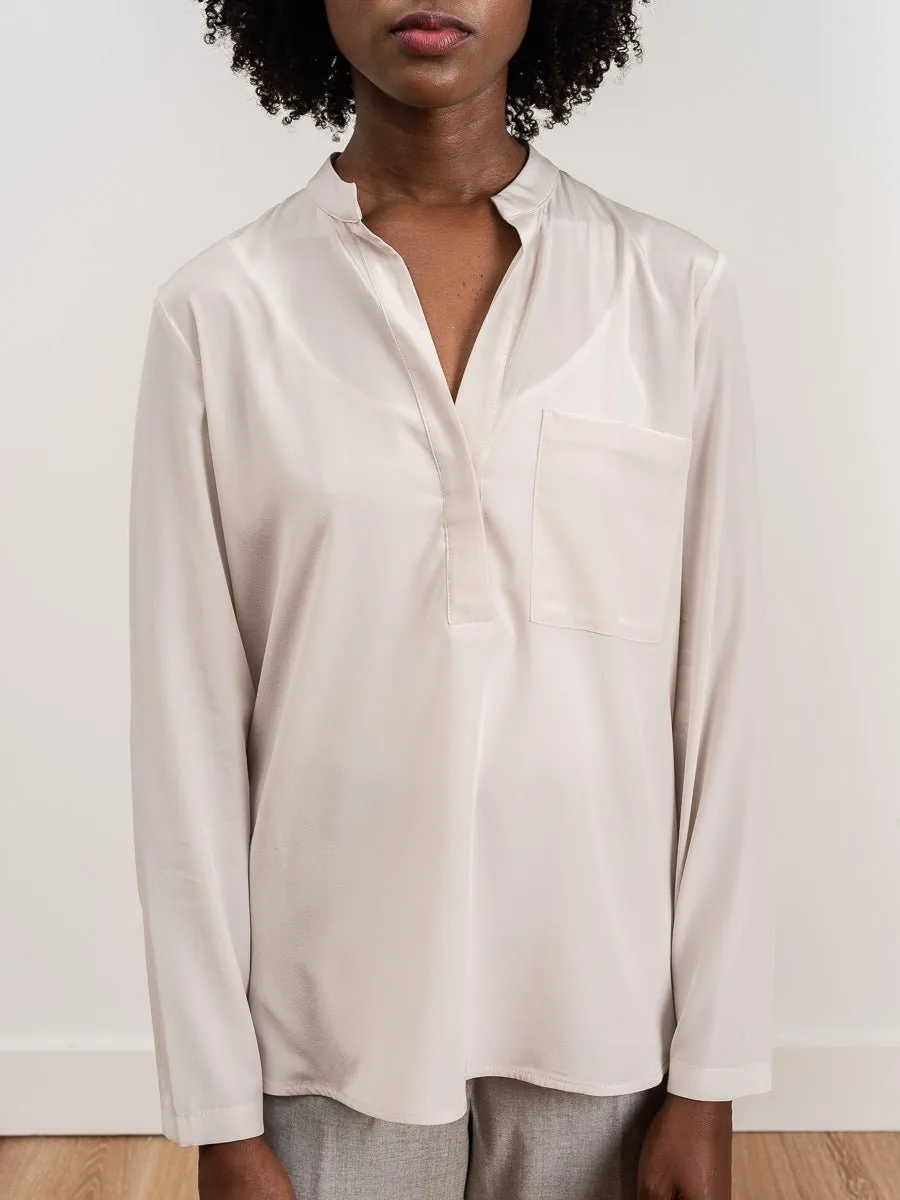 silk blouse