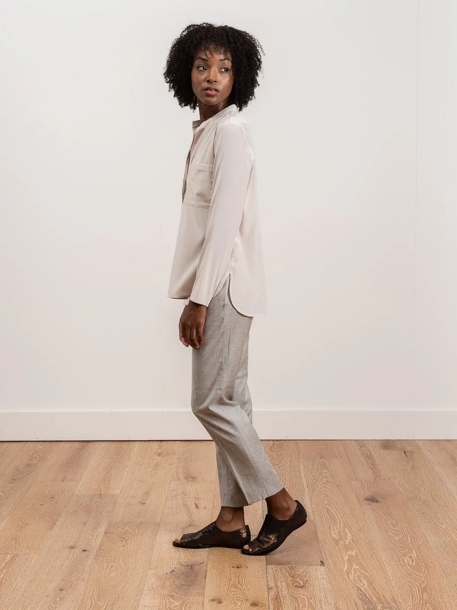 silk blouse