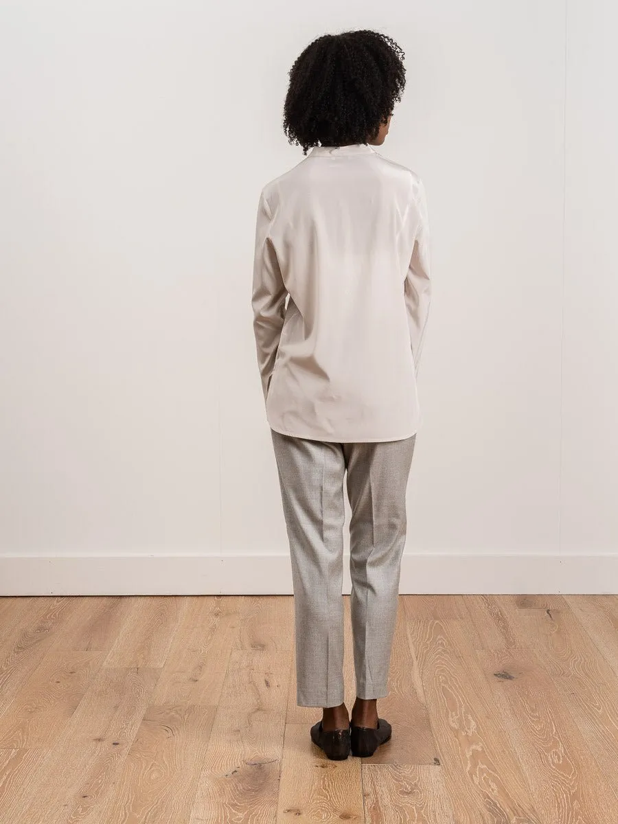 silk blouse