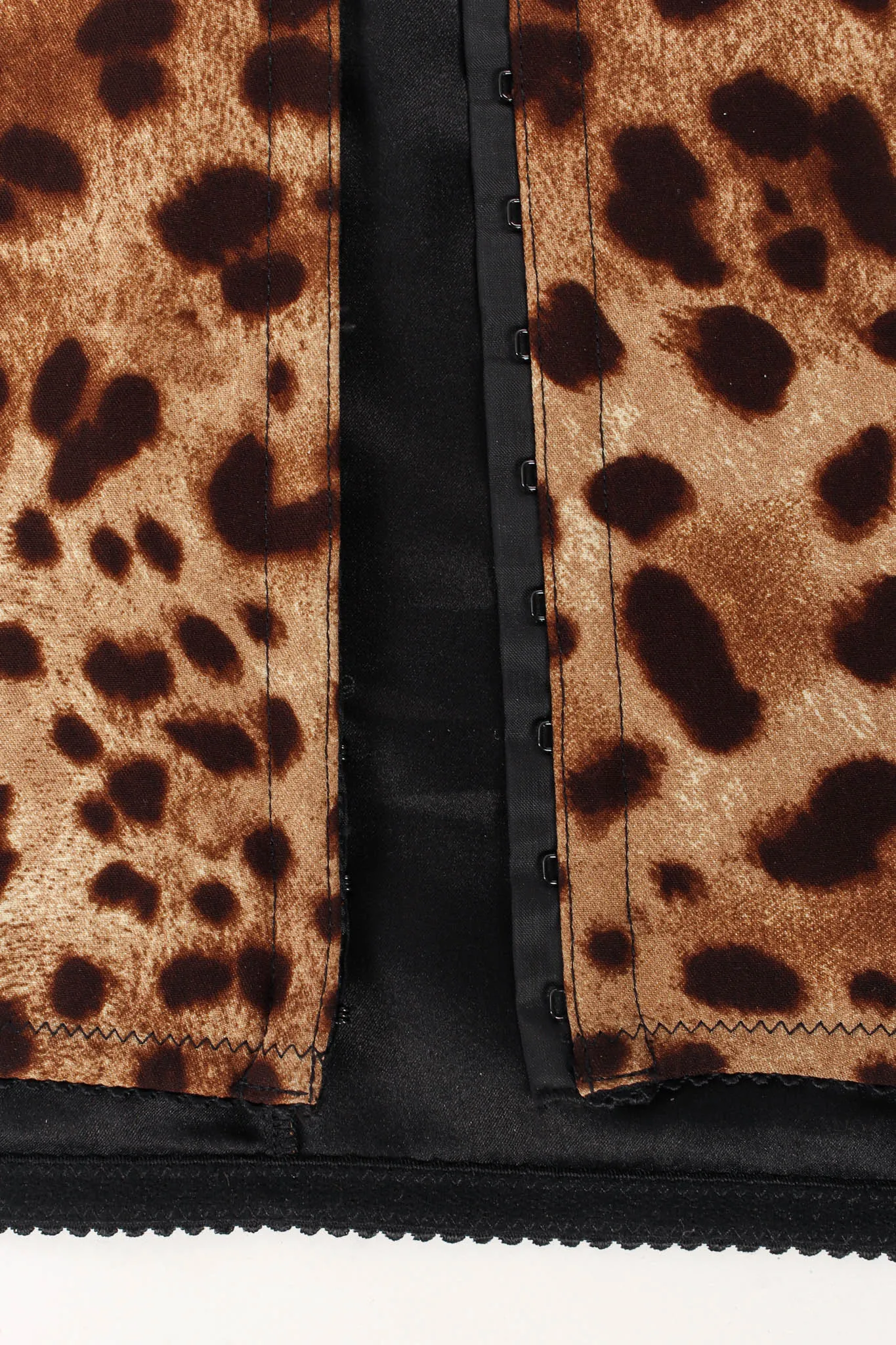 Silk Jaguar Corset Skirt