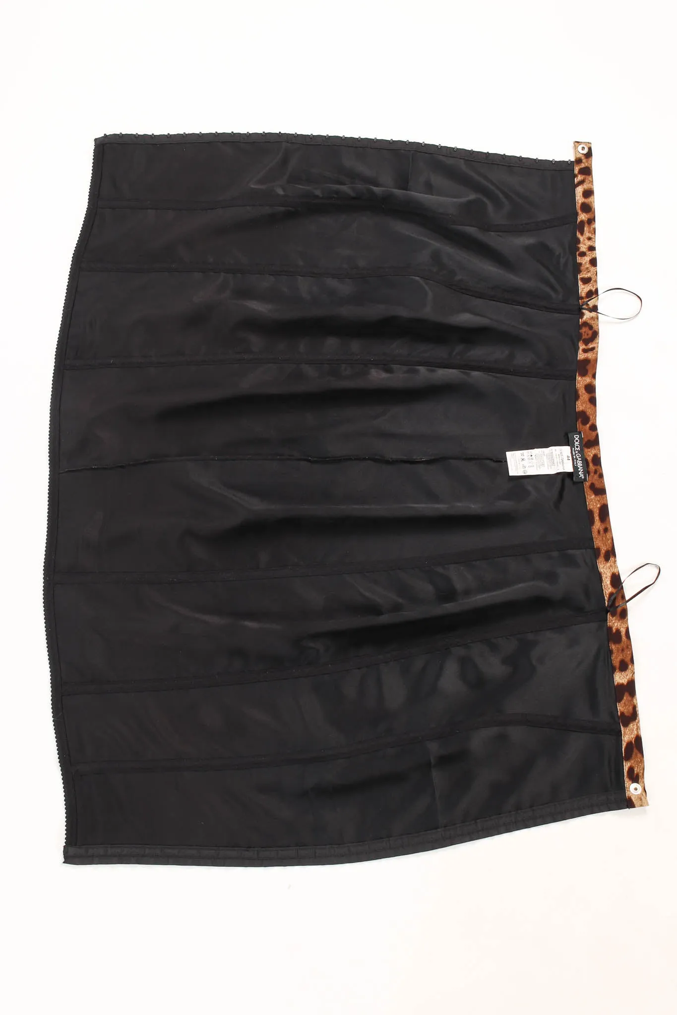 Silk Jaguar Corset Skirt
