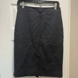 Slate grey 100% wool J.Crew pencil skirt