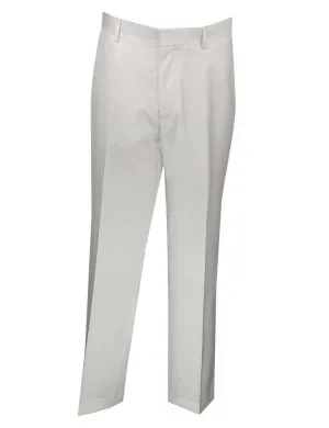 Slim Fit Flat Front Pre-Hemmed Dress Pants (White) OS-900