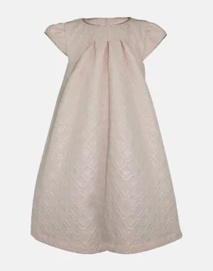 Sophie: Blush brocade A-line dress