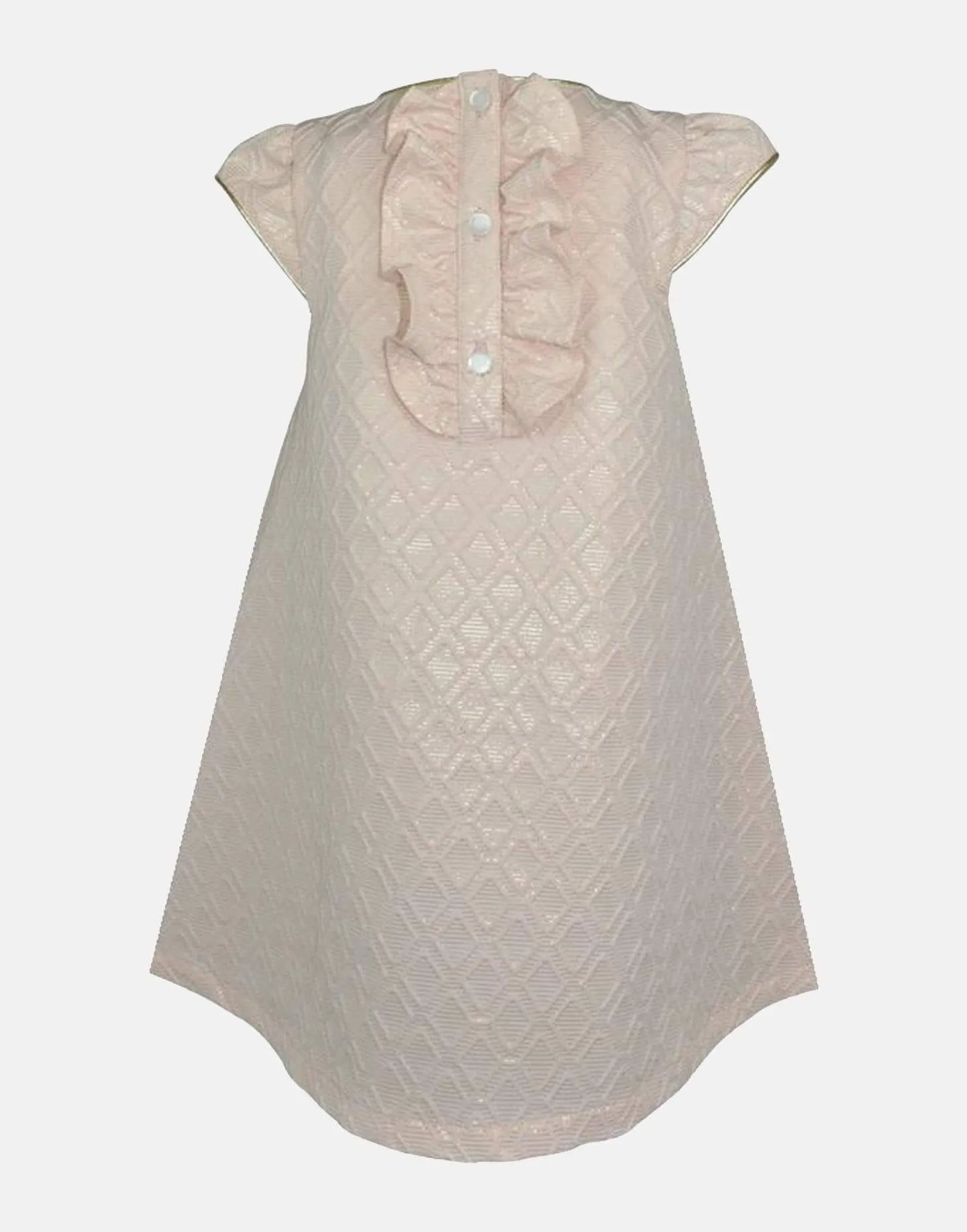 Sophie: Blush brocade A-line dress