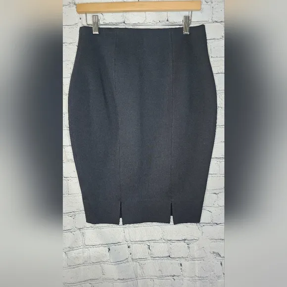 Spanx The Perfect Black Ponte Pullon Pencil Skirt Size Medium