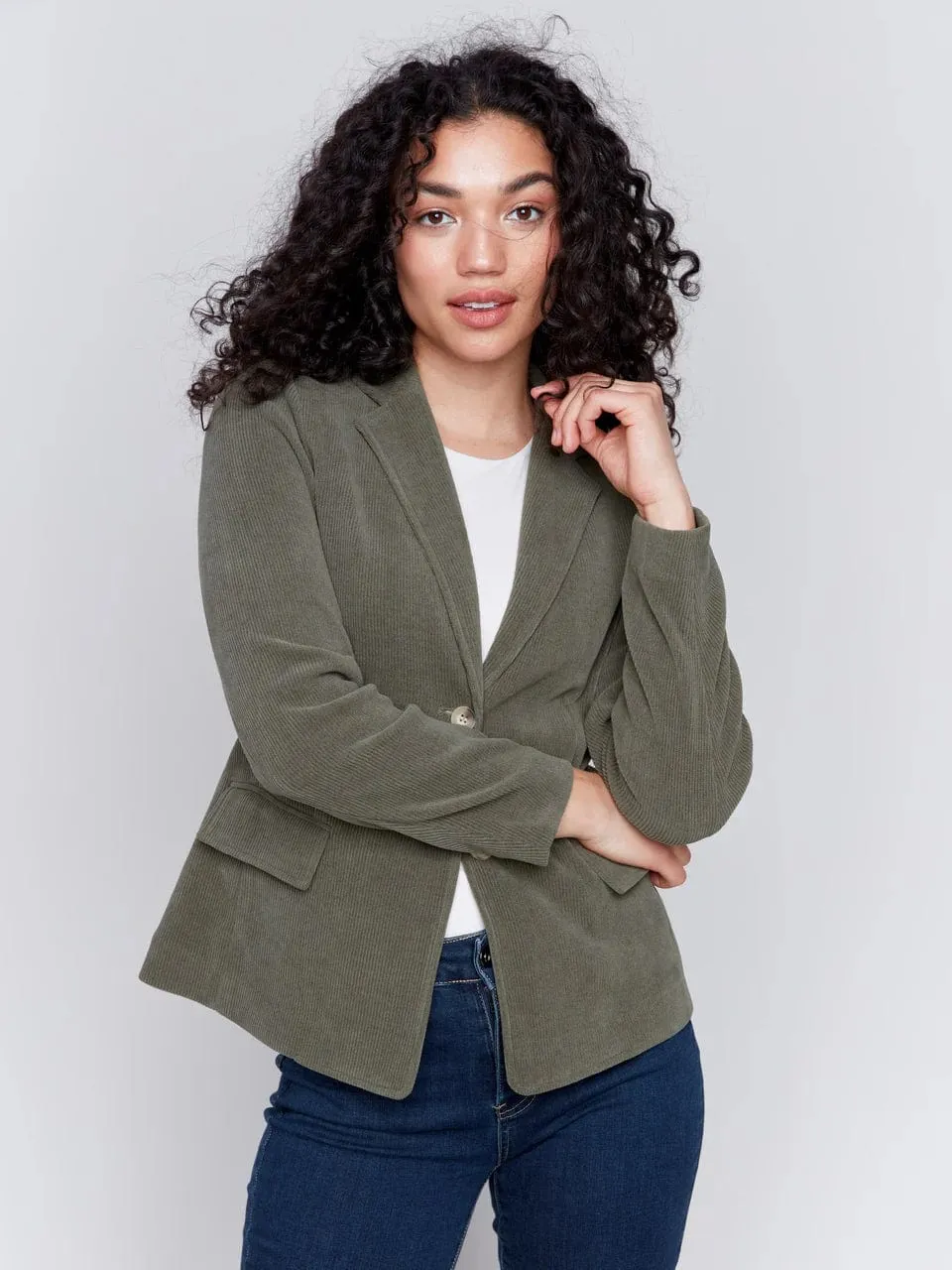 Spruce Corduroy Blazer