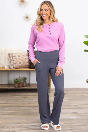Steel Buttery Soft Straight Leg Yoga Pants