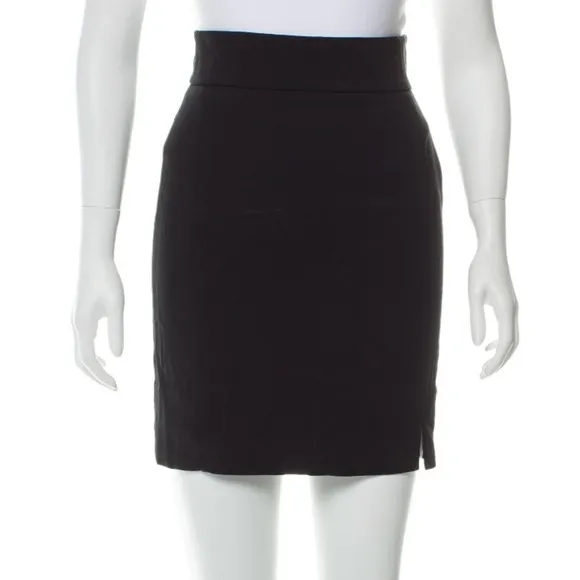 Stella McCartney Black Mini Pencil Skirt Size 0/XS