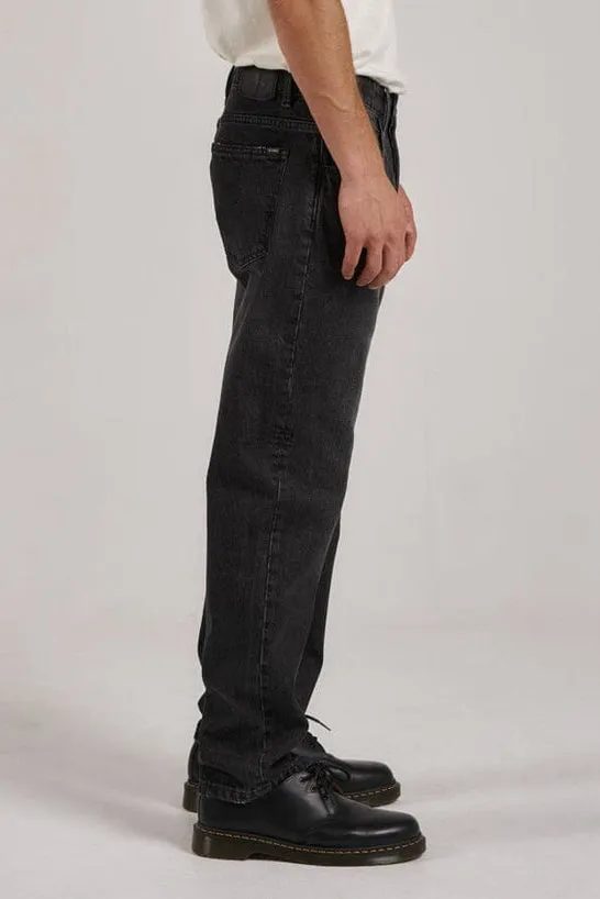 Straight Line Jean Smoke Black