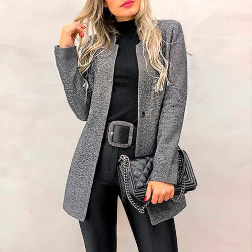 Stylish Long Sleeve Outwear Coat
